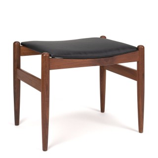 Teak Danish vintage ottoman/pouf