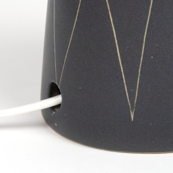 Michael Andersen & Son vintage Deense tafellamp model 5762 1