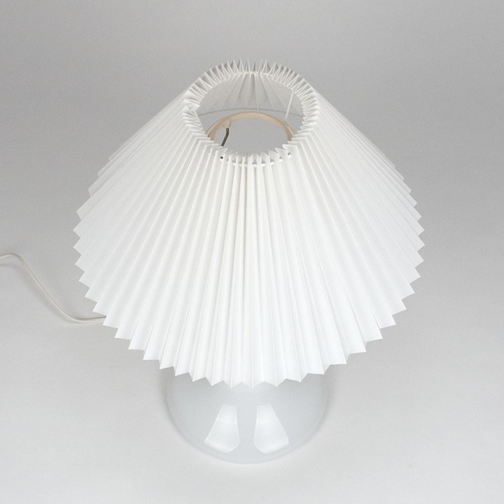Le Klint model 363 vintage Danish glass table lamp