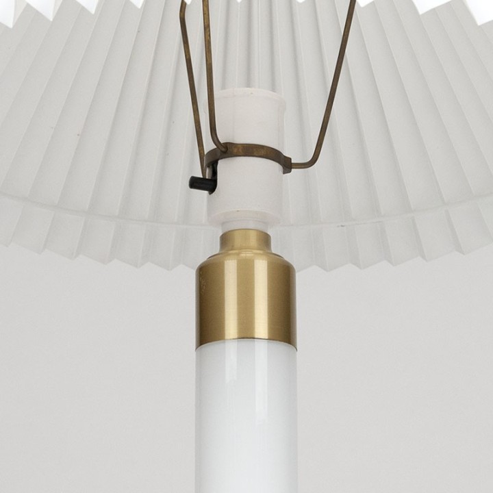 Le Klint model 363 vintage Danish glass table lamp