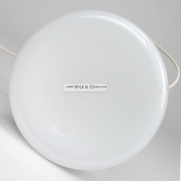 Le Klint model 363 vintage Danish glass table lamp