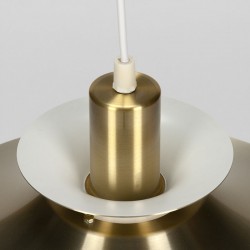 Messing Mid-Century Deense vintage hanglamp