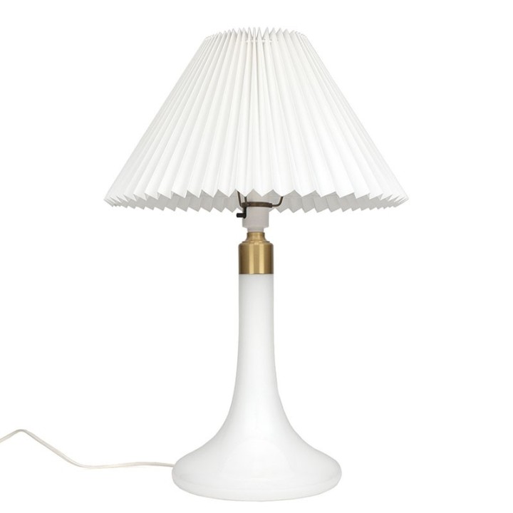 Le Klint model 363 vintage Danish glass table lamp
