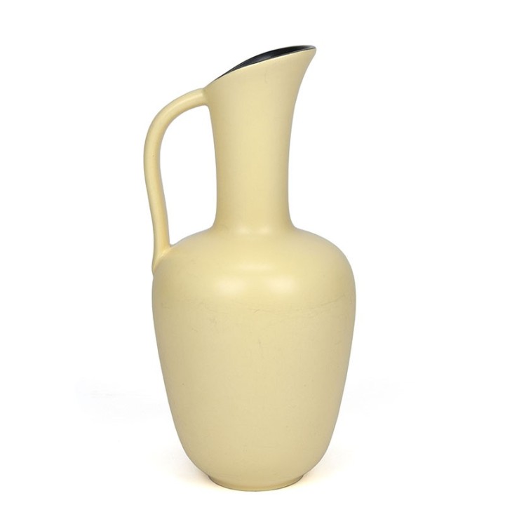 Yellow vintage vase design Ursula Fesca model Taxis