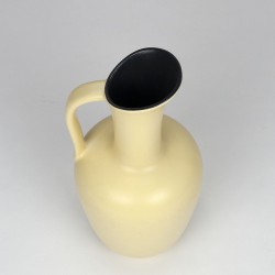 Yellow vintage vase design Ursula Fesca model Taxis