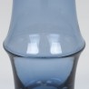 Deens Holmegaard vaasje in blauw glas