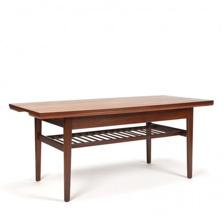 Teak Mid-Century Danish vintage coffee and dining table in one