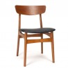 Teak Schiønning & Elgaard Danish vintage dining table chair