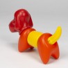 Tupperware olifant en hond vintage set van 2