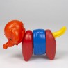 Tupperware olifant en hond vintage set van 2