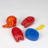 Tupperware olifant en hond vintage set van 2