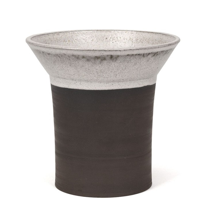 Aardewerken vintage vaas in de stijl van Mobach