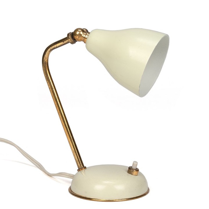 Klein model Mid-Century design vintage tafellampje