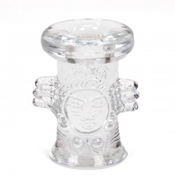 Kosta Boda glass vintage candlestick