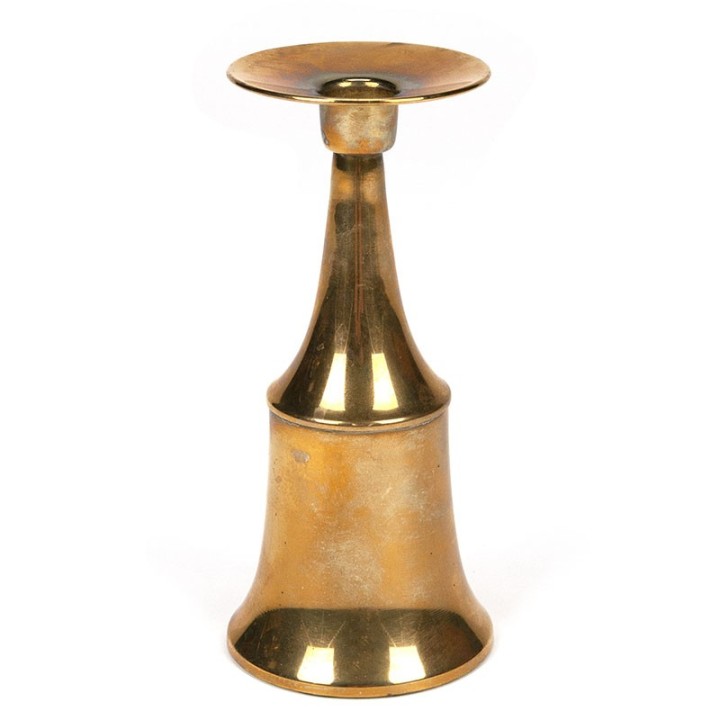 Danish brass candlestick vintage sixties