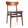 Schiønning & Elgaard vintage Danish dining table chair