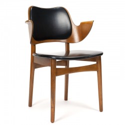Hans Olsen vintage Deense design stoel model 107