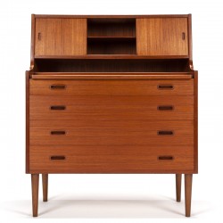 Mid-Century teak vintage Danish secretary furniture