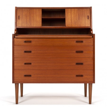 Mid-Century teak vintage Danish secretary furniture