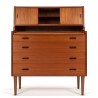 Mid-Century teak vintage Danish secretary furniture