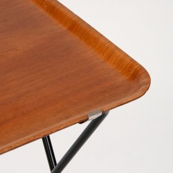 Vintage Silva tray on matching folding base