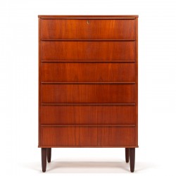 High model vintage Danish Mid-Century chest of drawers