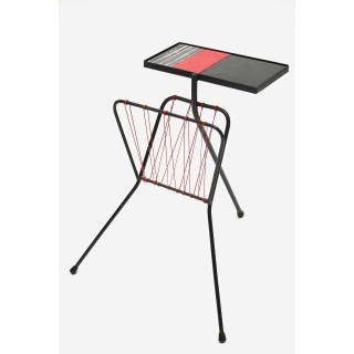 Side table and magazine rack 1950's - Retro Studio