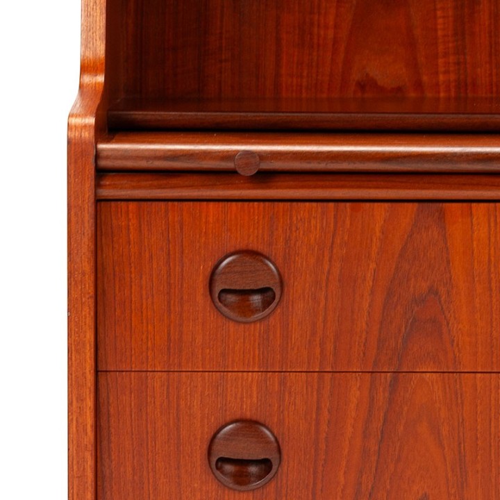 Danish Mid-Century teak vintage secretary furniture