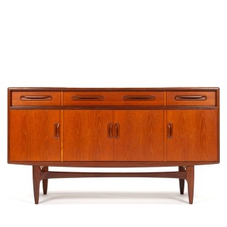 Teakhouten vintage Fresco dressoir van Gplan kort model