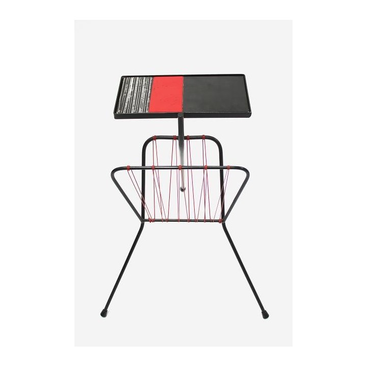 Side table and magazine rack 1950's - Retro Studio