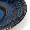 Blue Danish vintage bowl by Søholm model 3345