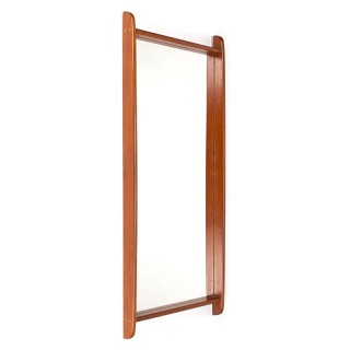 Mid-Century Danish teak vintage design mirror