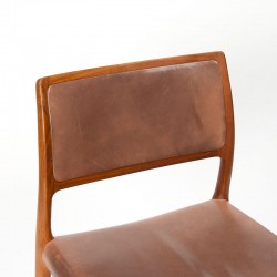 Niels Otto Møller vintage model 80 dining table chair