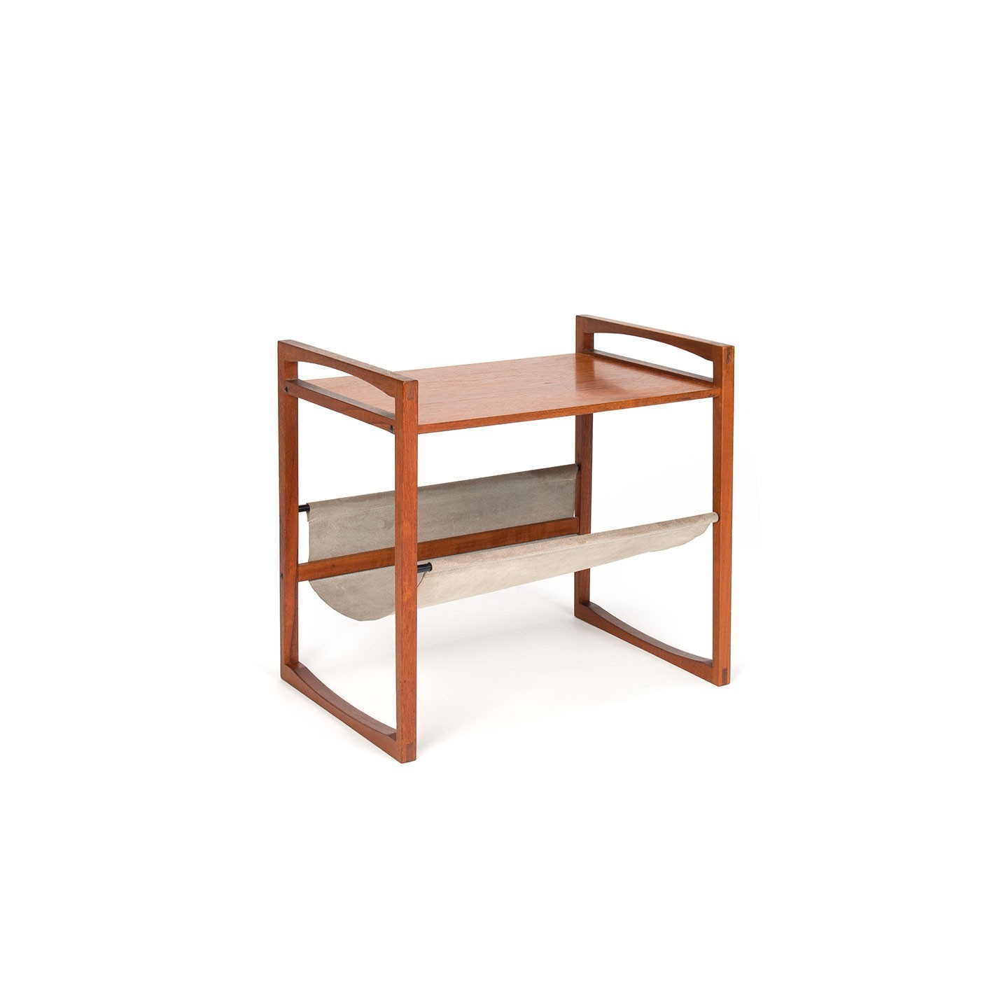 Sika Racks Mid-Century vintage newspaper rack / side table by Sika
