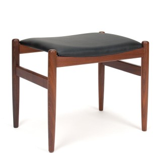 Danish vintage teak Mid-Century design ottoman/stool