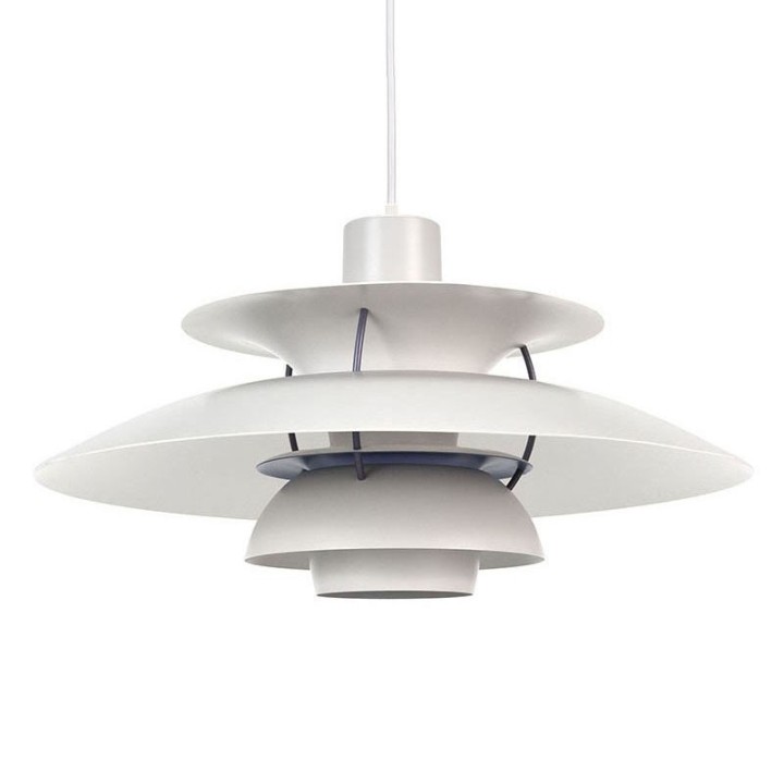 Louis Poulsen vintage PH 5 hanging lamp design Poul Henningsen