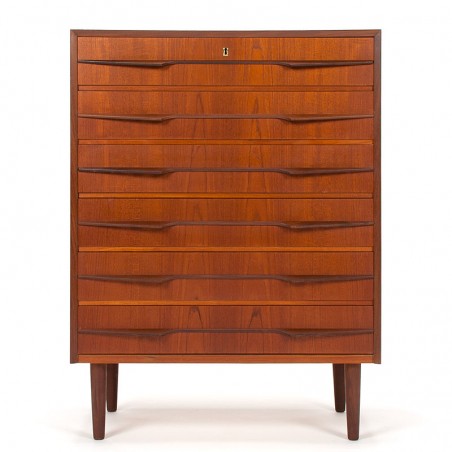 Stylish Danish Mid-Century vintage chest of drawers by G.J.