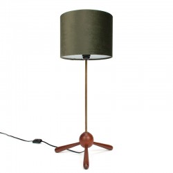 Mid-Century vintage Deense tafellamp op 3-poot