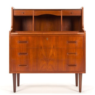 Mid-Century Danish vintage teak secretaire
