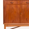 Large Mid-Century vintage design sideboard with special base