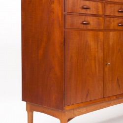 Groot Mid-Century vintage design dressoir met bijzonder