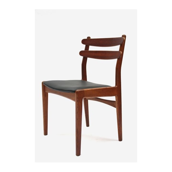 Set of 6 dinner chairs in teak - Retro Studio