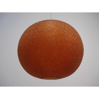 Sugar-like hanging lamp orange