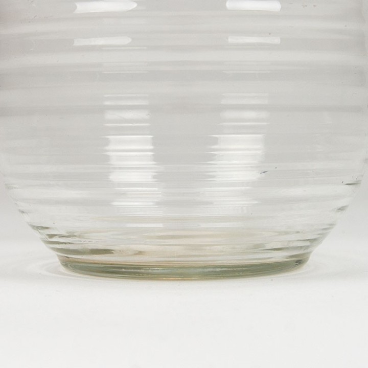 Ribbelvaas druppelvorm vintage model ontwerp A.D. Copier