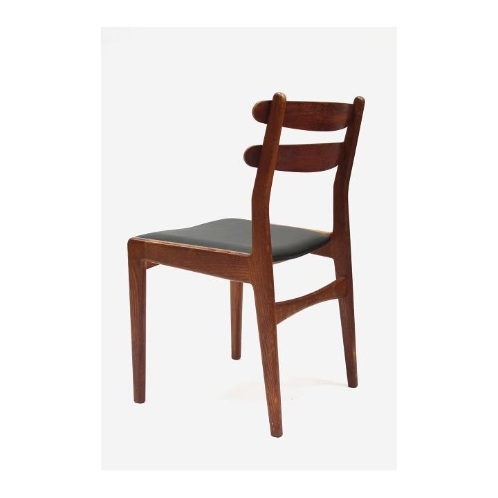 Set of 6 dinner chairs in teak - Retro Studio