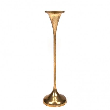 Danish vintage brass candlestick by CAWA