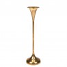 Danish vintage brass candlestick by CAWA