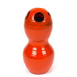Large model vintage Ravelli vase orange
