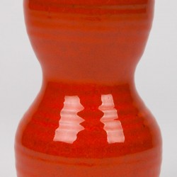 Large model vintage Ravelli vase orange