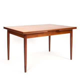 Vintage Danish teak extendable Mid-Century dining table